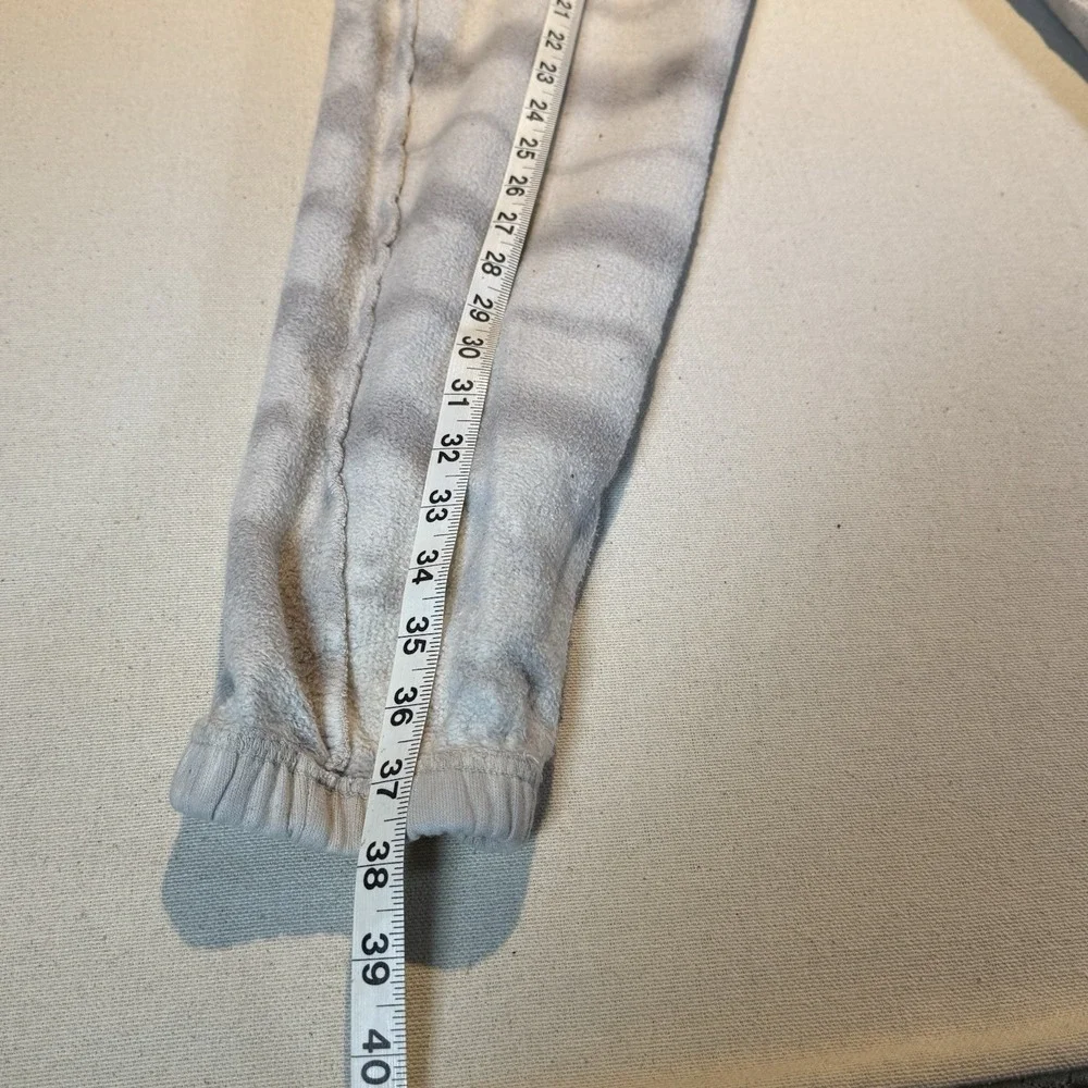 Talentless Men/Womens Heavyweight Sweatpants White Gray  Striped Size Medium